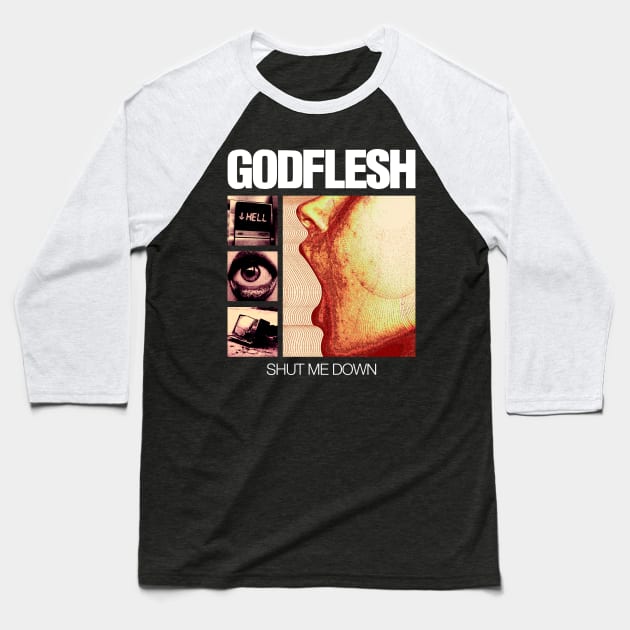 This Is Godflesh Baseball T-Shirt by fuzzdevil